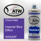 Preview: Chevrolet, Imperial Blue Effect, WA403P: 400ml Sprühdose, von ATW Autoteile West.